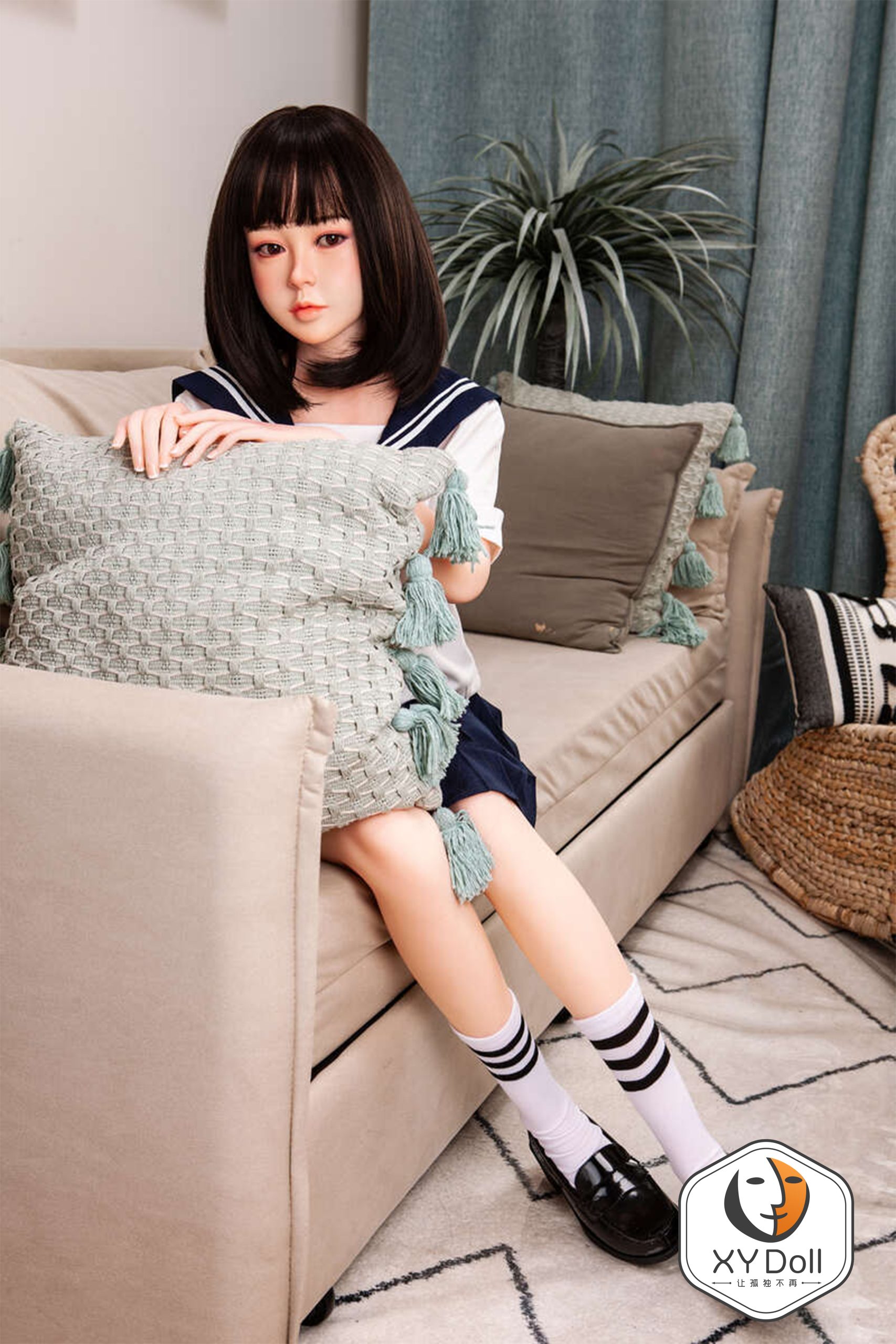 148cm4ft10 C-cup Silicone Head Sex Doll – Rika